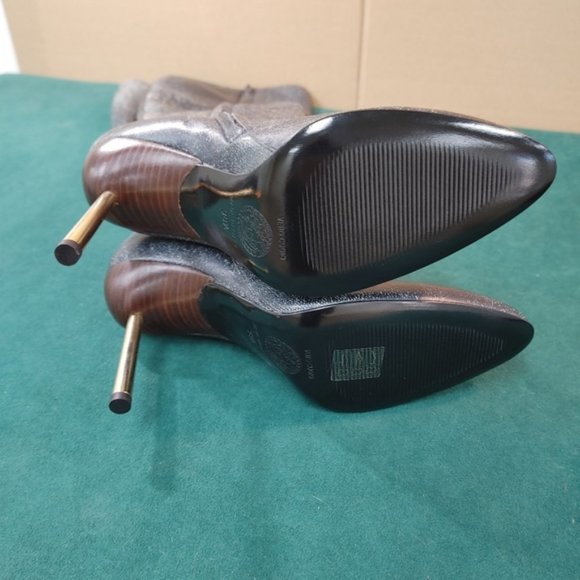 Versace leather tall boots - Picture 8 of 11